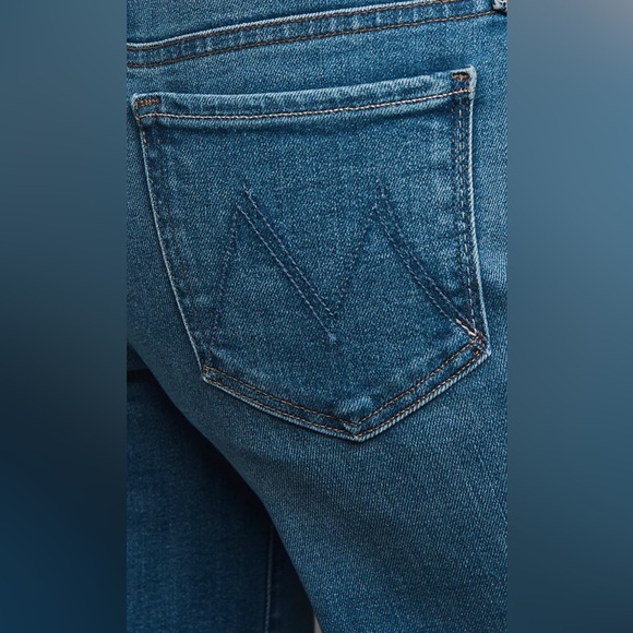 MOTHER *LIL ROLLER FRAY* WASH: WORK HARD PLAY HARDER *SIZE 26 PETITE NWT $268.00 - Picture 5 of 13